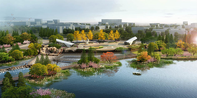 濱河公園廣場景觀設計