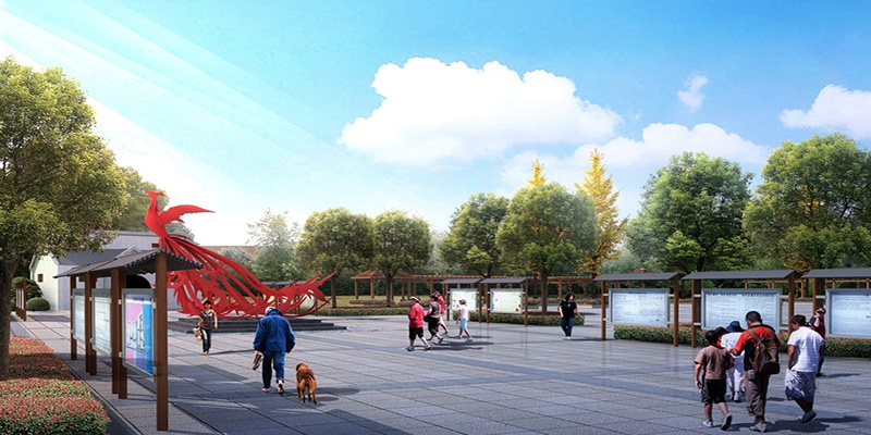 公園小廣場景觀設計圖
